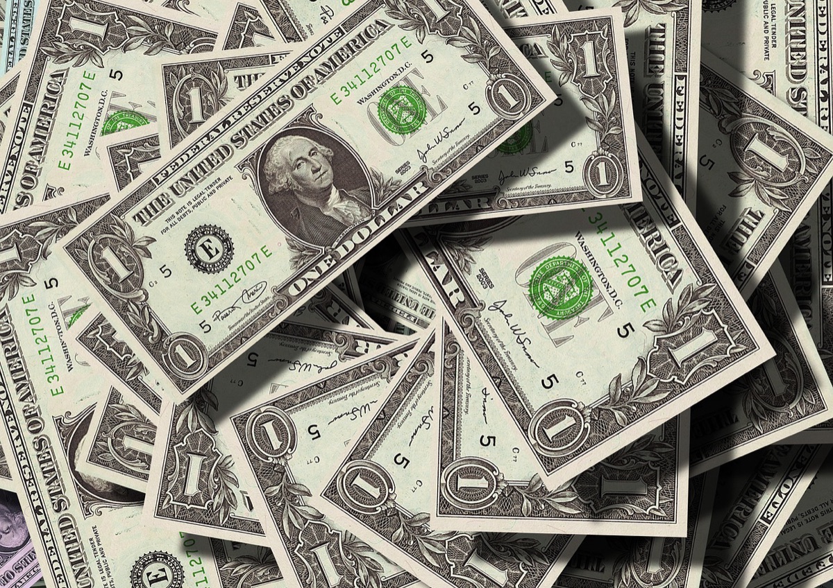 Close-up of Indonesian currency representing economic trends