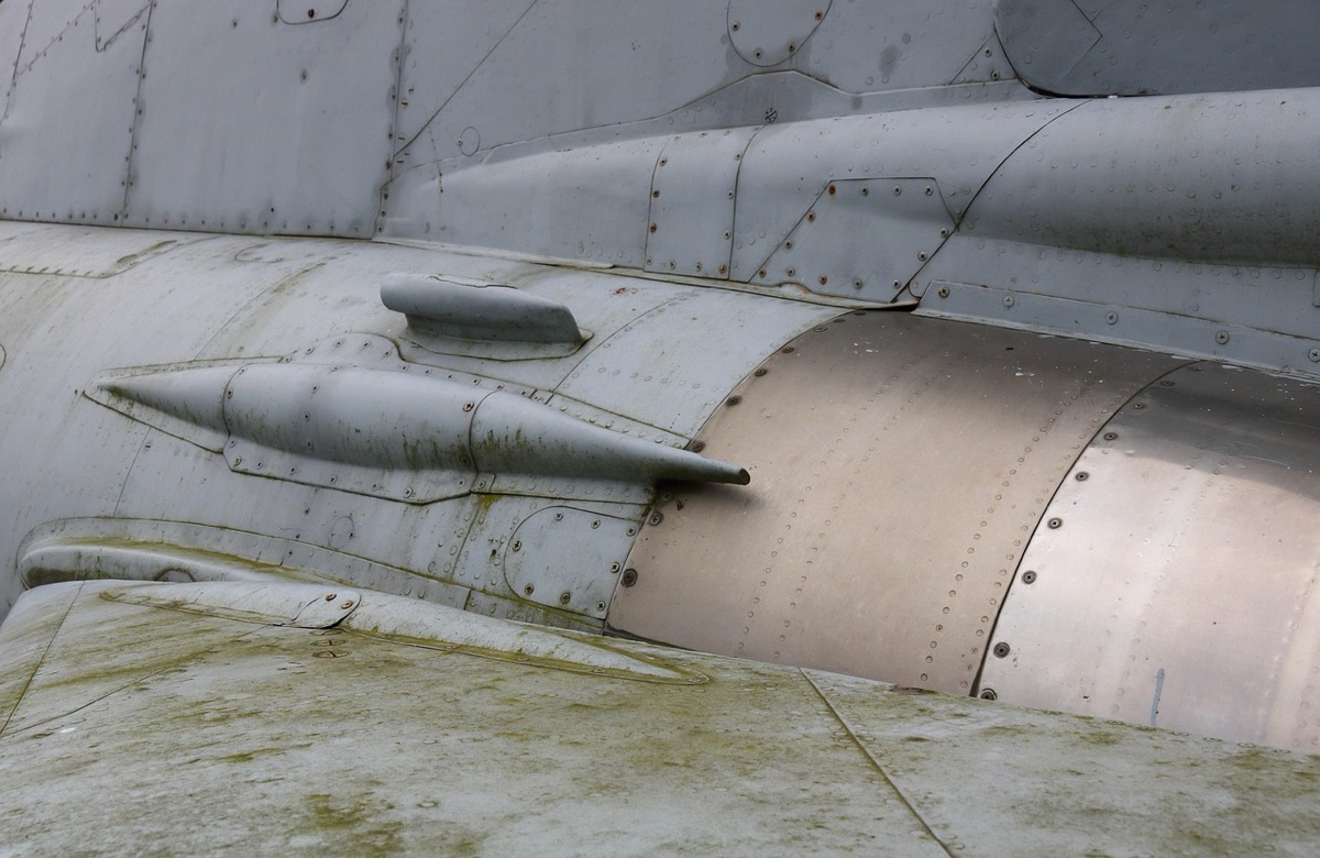 KF-21 aircraft component in Indonesian workshop