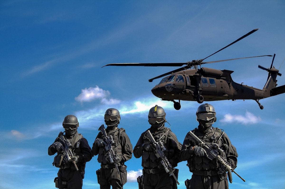 Indonesian militair personeel in uniform