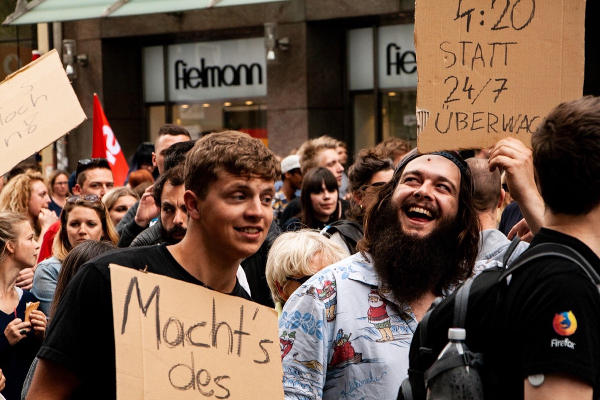 Manifestation politique à Jakarta